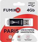 USB флэш-накопитель Fumiko Paris 4GB Black USB2.0