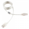 Кабель удлинитель USB2.0 Pro Cablexpert CCF-USB2-AMAF-TR-15, AM/AF, 4,5м, экран, феррит. кольцо, про