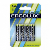 Батарейка Ergolux LR03 Alkaline BL3+1 (Free) 1.5В