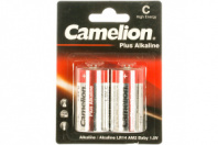Батарейка Camelion R14-2BL Plus Alkaline (LR14-BP2, 1,5B)