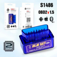 Автосканер OBD2  Deespi ELM 327 Bluetooth v.1.5 для диагностики машин
