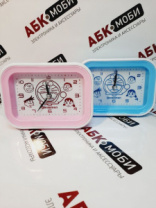 Будильник SM030 прямоугольный цвет в ассортименте