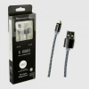USB кабель магнитный Micro USB, 1.0м серебро