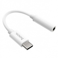 Переходник Hoco LS30 Type-C Aux 3.5 мама, белый