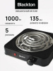 Настольная плитка Blackton Bt HP101S 1000Вт  электрическая, черный