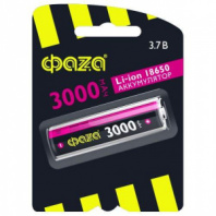 Аккумулятор 18650 Фаzа Li-ion 3000mAh (высокий +) BL-1