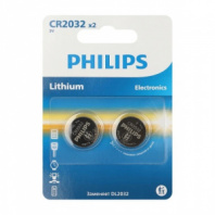 Элементы питания Philips CR-2032 -2BL 3V, Литиевые
