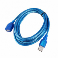 Кабель удлинитель USB 2.0 USB мама - USB папа AM/AF, синий 5м