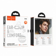 Гарнитура Bluetooth Hoco EA8 Ear-Clip TWS белый (для iOS/Android) беспроводная с боксом
