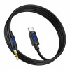 Кабель аудио AUX-Type-C Borofone BL20 Jack 3.5mm 1м черный