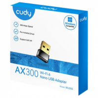 Wi-Fi адаптер Cudy WU300 300Mbit/s черный