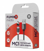 USB кабель магнитный Fumiko MC1 Micro 2.4A тканевый серый 1м, Арт.00-00019666