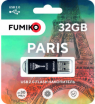 USB флэш-накопитель Fumiko Paris 32GB Black USB2.0