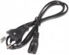 Сетевой кабель питания 220v PC01 2pin C7 1м для раиоапаратуры (шнур от сети) тех.пак, пр-во Китай