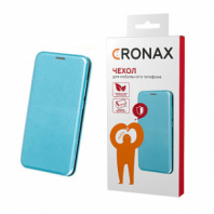 Чехол - книжка для Sam Galaxy A02S A025/M02S (2021) экокожа Cronax и TPU силикон Fashion case синий