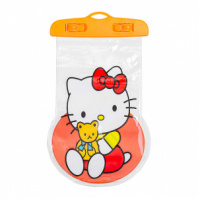 Спортивный чехол TPU силикон водонепроницаемый 175х85 мм детский Hello Kitty и шнурком, разноцветный