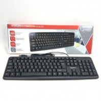 Клавиатура Gembird KB-8320U-BL, USB, черный, 104 клавиши 1.5m