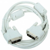 Кабель видео DVI-D single link Cablexpert CC-DVI-6C, 19M/19M, 1.8м, серый, феррит.кольца, пакет