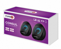 Акустическая система 2.0 Fumiko Consul с подсветкой 2*3W черный