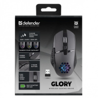 Мышь беспроводная Defender Glory GM-514 3200dpi, 400mAh игровая, черный