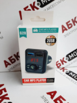 FM модулятор G-28 Bluetooth черный