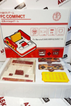 Игровая приставка 8 бит FC Compact 150 встроенных игр+картридж 132 игры
