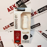Автомобильное з/у AVconnect CX-23 2 USB 3100 mAh + кабель Lightning  цвет: белый