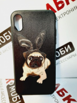 Задняя панель для  iPhone X TPU Print 055