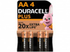 Батарейка Duracell Plus R06/АА BL4 Alkaline