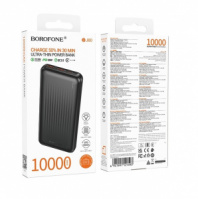 Power Bank Borofone BJ80 10 000mAh PD 20W+QC 3.0 (черный)