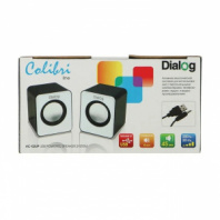 Акустическая система 2.0 Dialog Colibri AC-02UP 5W USB черно/белые