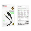 Кабель аудио AUX-Lightning Borofone BL25A Jack 3.5mm 1м черный
