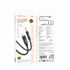 Кабель аудио AUX-Lightning Borofone BL22 Jack 3.5mm 1м черный