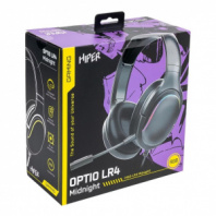Гарнитура полноразмерная игровая Hiper Optio Midnight черные