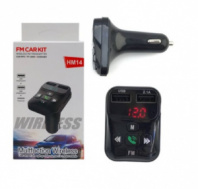 FM модулятор HM14 Bluetooth черный
