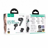 Гарнитура Bluetooth Hoco EQ5 TWS черный Energy ANC+EN (для iOS/Android) беспроводная с боксом