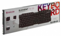 Клавиатура беспроводная Defender HB-195 Element мембранная USB, черный