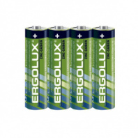 Батарейка Ergolux LR6/АА SR4, солевая (R6SR4 батарейка, 1.5В) 