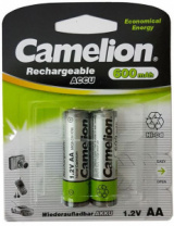 Аккумулятор Camelion R6/AA 600mAh Ni-Mh 2BL 1.2B