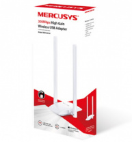Wi-Fi адаптер Mercusys MW300UH 300Mbps белый