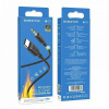 Кабель аудио AUX-Type-C Borofone BL18 Jack 3.5mm 1м чёрный