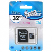 Карта памяти Smartbuy 32GB microSDHC Class 10 UHS-I с адаптером SD