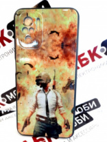 Задняя панель для Apple iPhone 11 силиконовый PUBG разноцветный