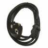 Кабель питания Cablexpert PC-186. 3.0м, Schuko - C13, 6A, черный, с заземлением