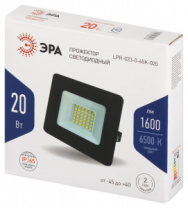 Прожектор светодиодный Эра 20Вт LPR-023-0-65K-020, 1600Лм, IP65, 6500K