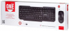 Комплект клавиатура+мышь беспроводные SmartBuy SBC-230346AG-K ONE мембранная, черный