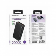 Power Bank Borofone BJ56A 20 000mAh 22.5W+PD20W Type-C/2Type-C/USB (черный)