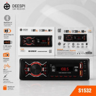 Автомагнитола Deespi DEE-CR103BT LED, 2USB, BT, TF, FM, ISO, 4RCA