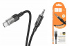 Кабель аудио AUX-Type-C Hoco UPA27 Jack 3.5mm 120см черный
