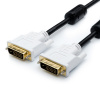 Кабель видео Dvi-Dvi ATCOM (АТ8057) кабель 2 ferite 24/24pin пакет 24+1(DVI-D) - 1,8 м, черный (1)